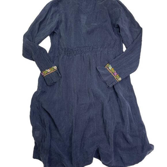 Johnny Was Long Sleeve Embroidered Dress - Picture 3 of 5